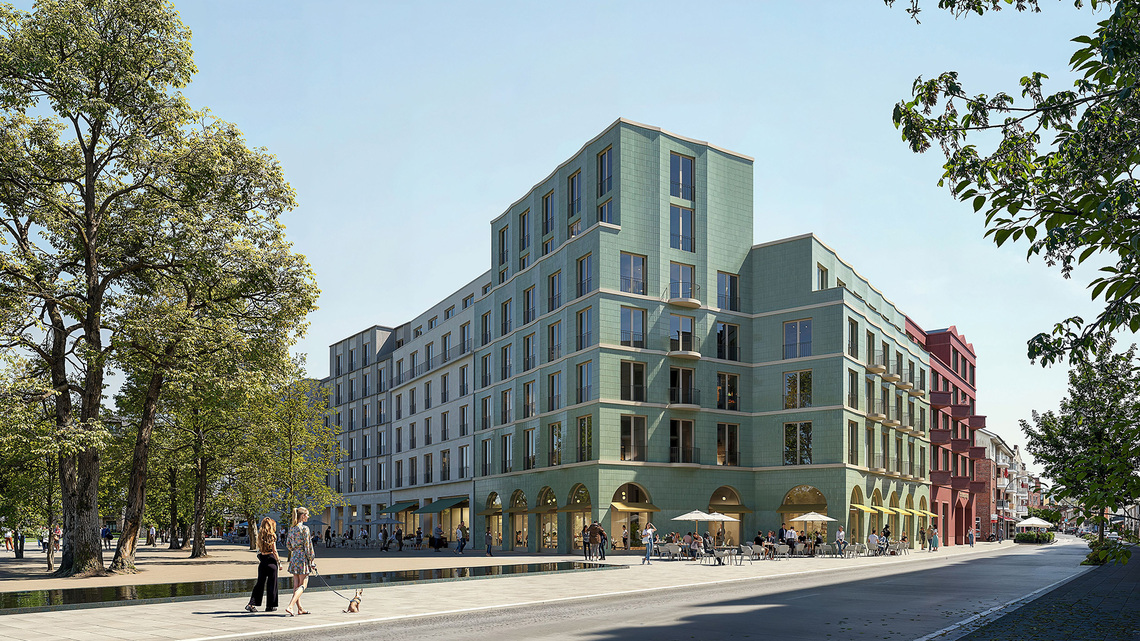 Bauprojekt Bergedorfer Schlossstrasse 10