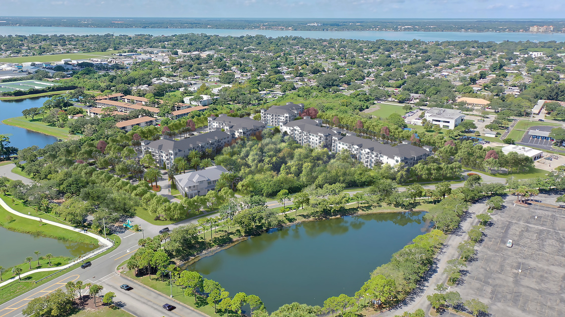 Merrit Island from above